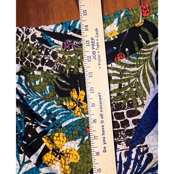 Peck and Peck women's multicolor pull on, elastic waist, wide leg, pants, XL - Picture 8 of 8